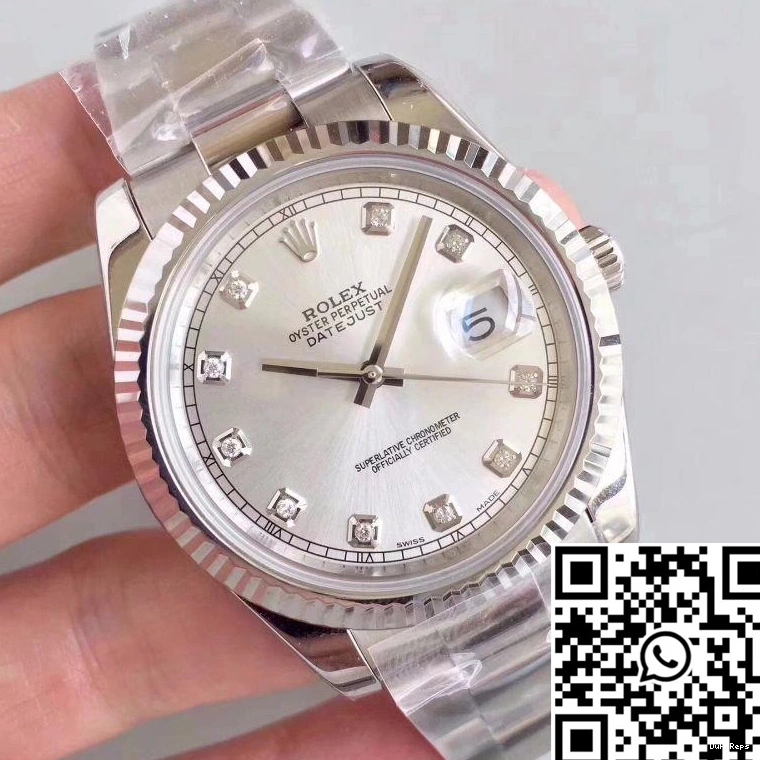 Silver Datejust II 41MM EW 116334-0009 Dial Factory Rolex 0904